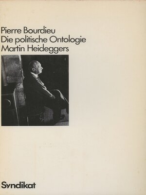 cover image of Die politische Ontologie Martin Heideggers